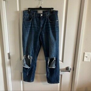 EVERLANE The Summer Jean Distressed High Sz 30